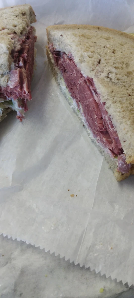 Scrumptious Corned Beef on Rye
