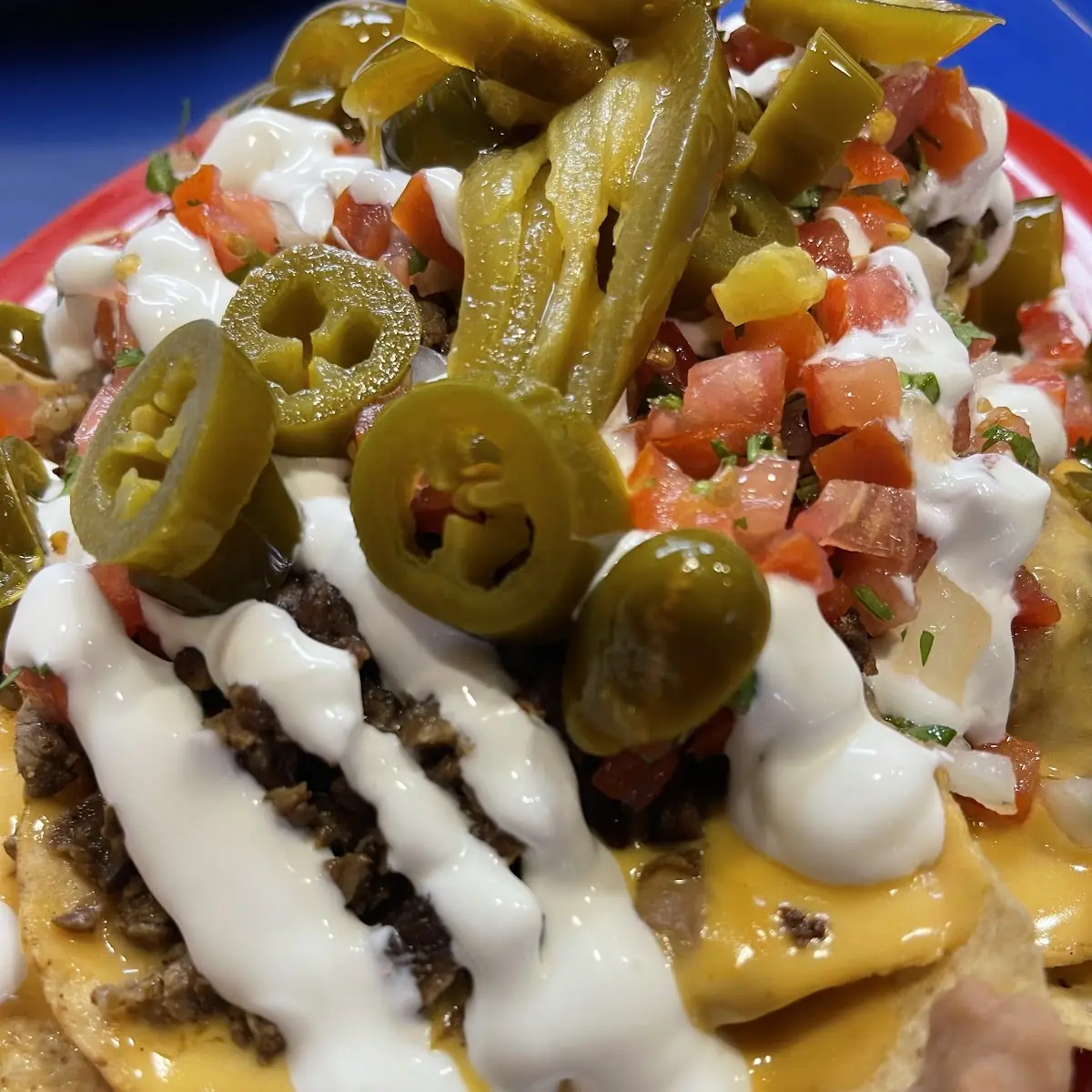 Carne Asada Nachos Supreme