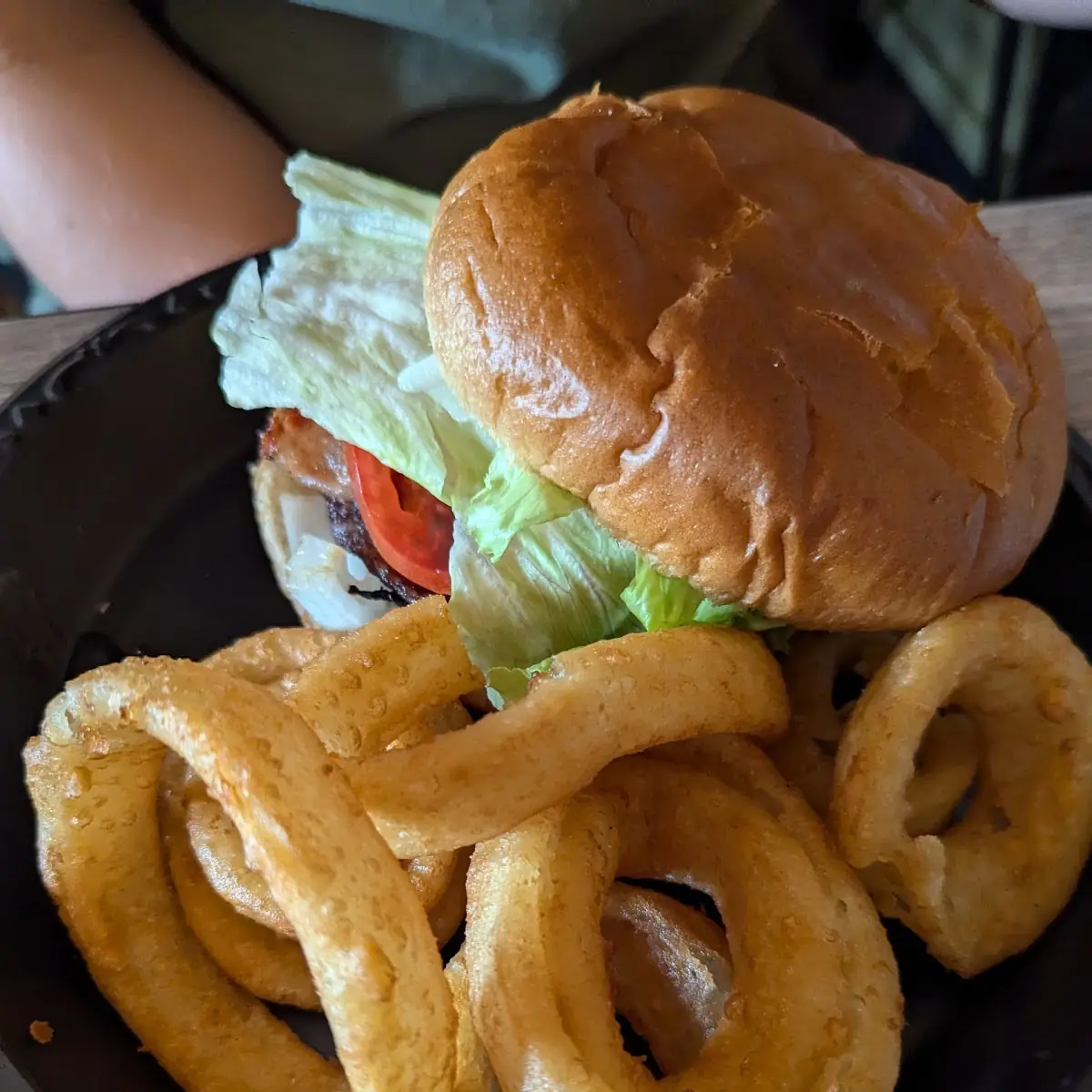 One Pound Burger and Fries