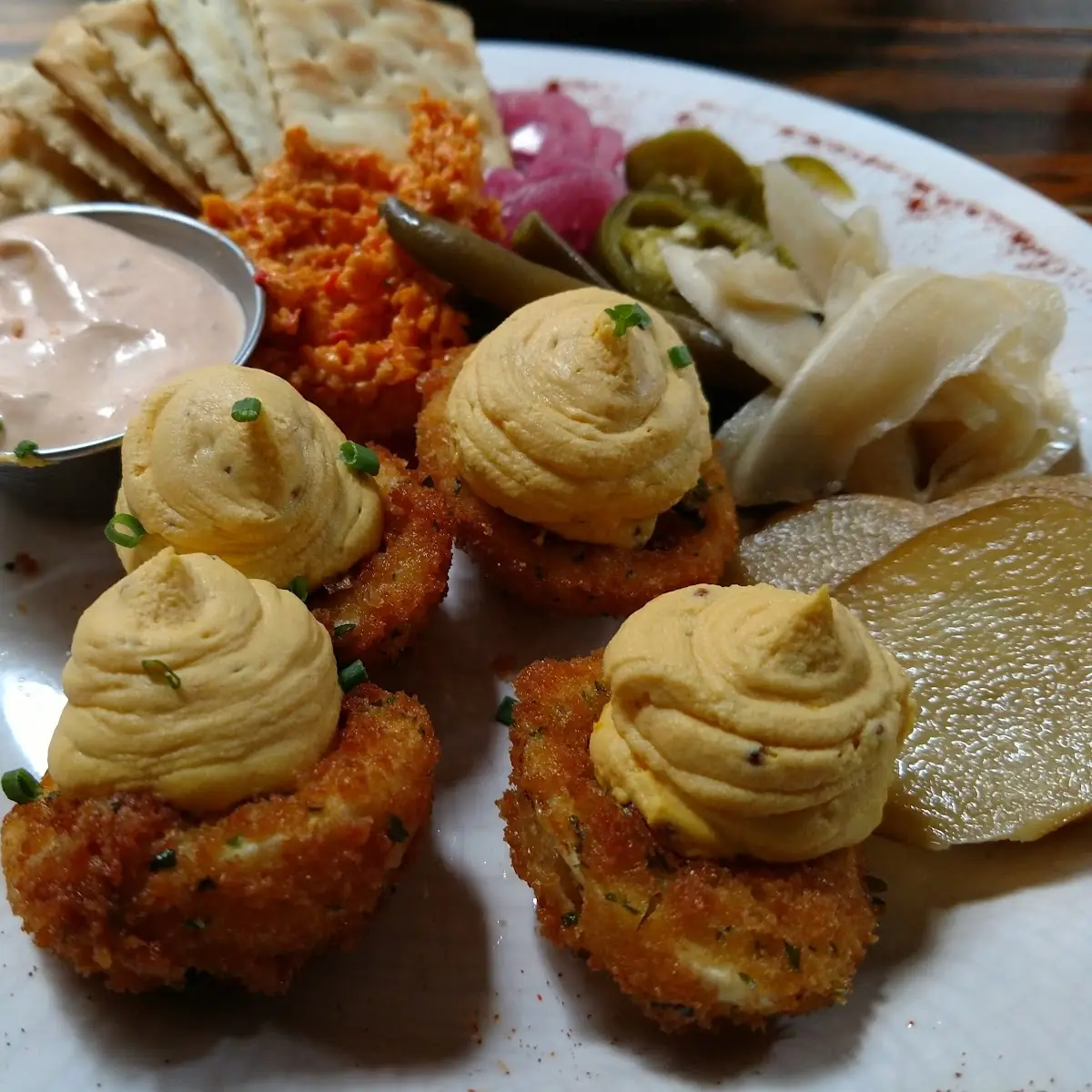 Deep Fried Deviled Eggs