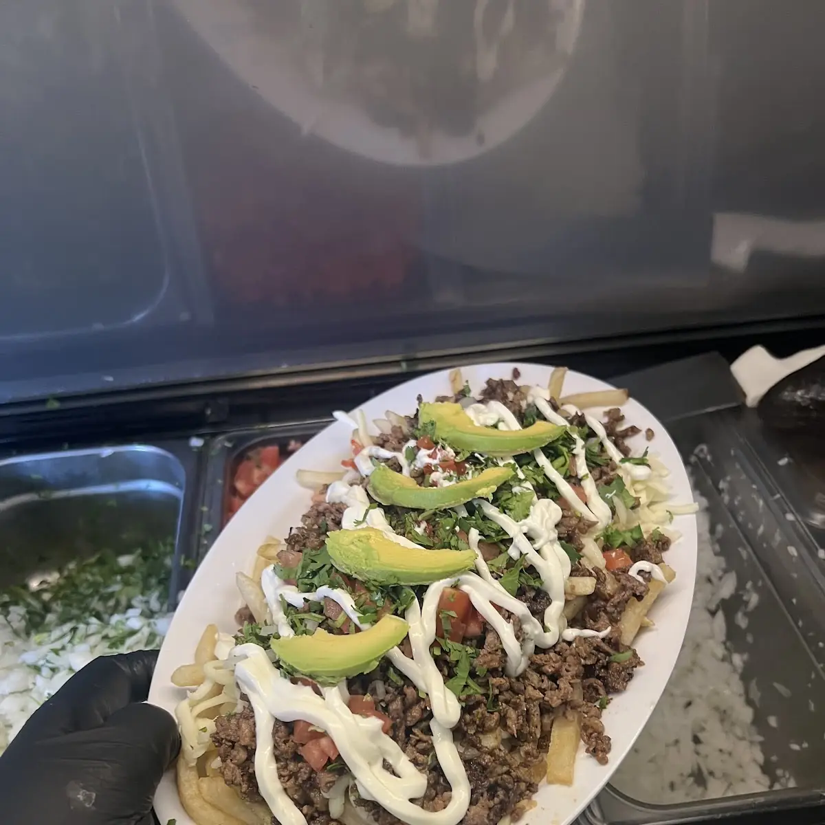 Asada Fries with Cheese