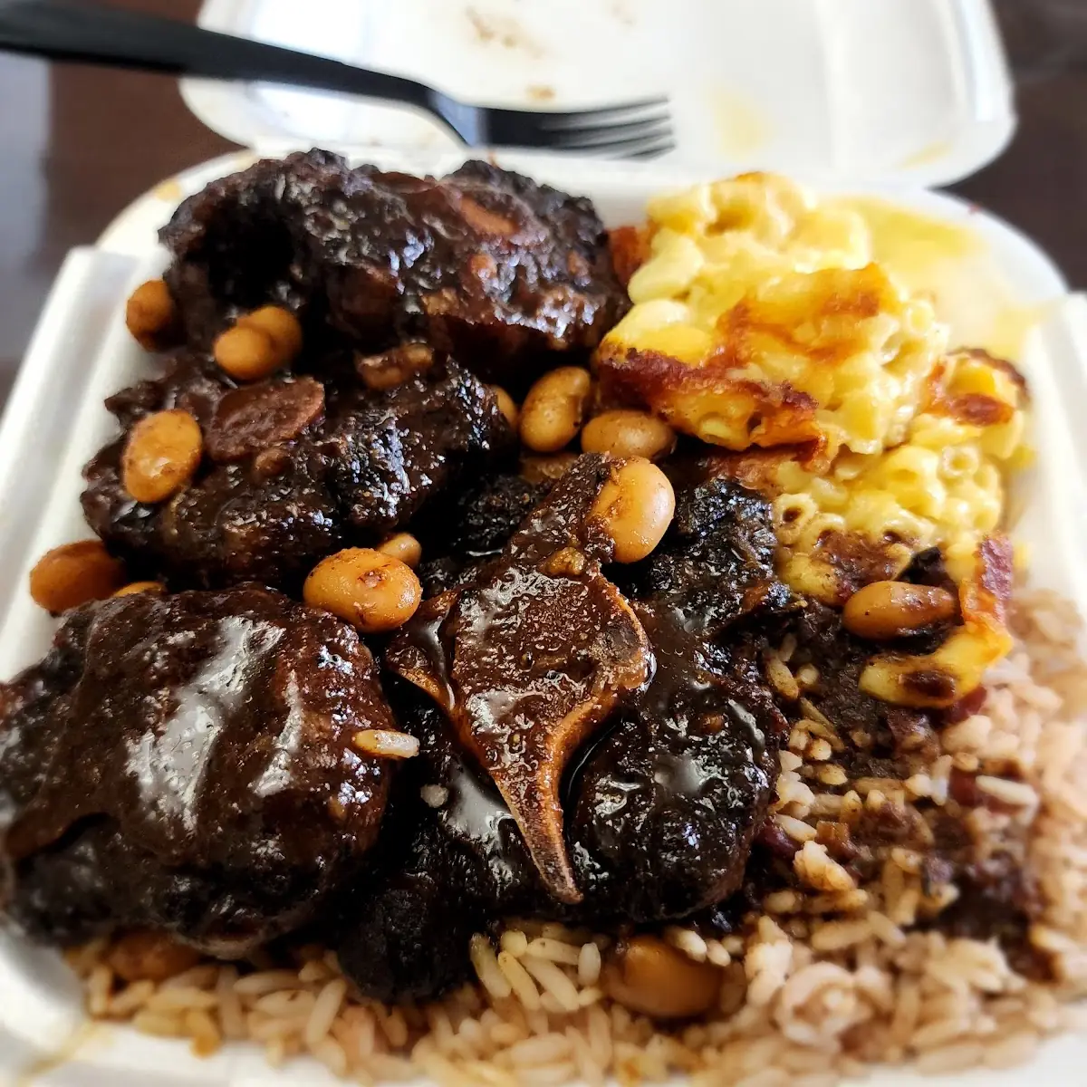 Jerk Chicken Rice Beans Plantains