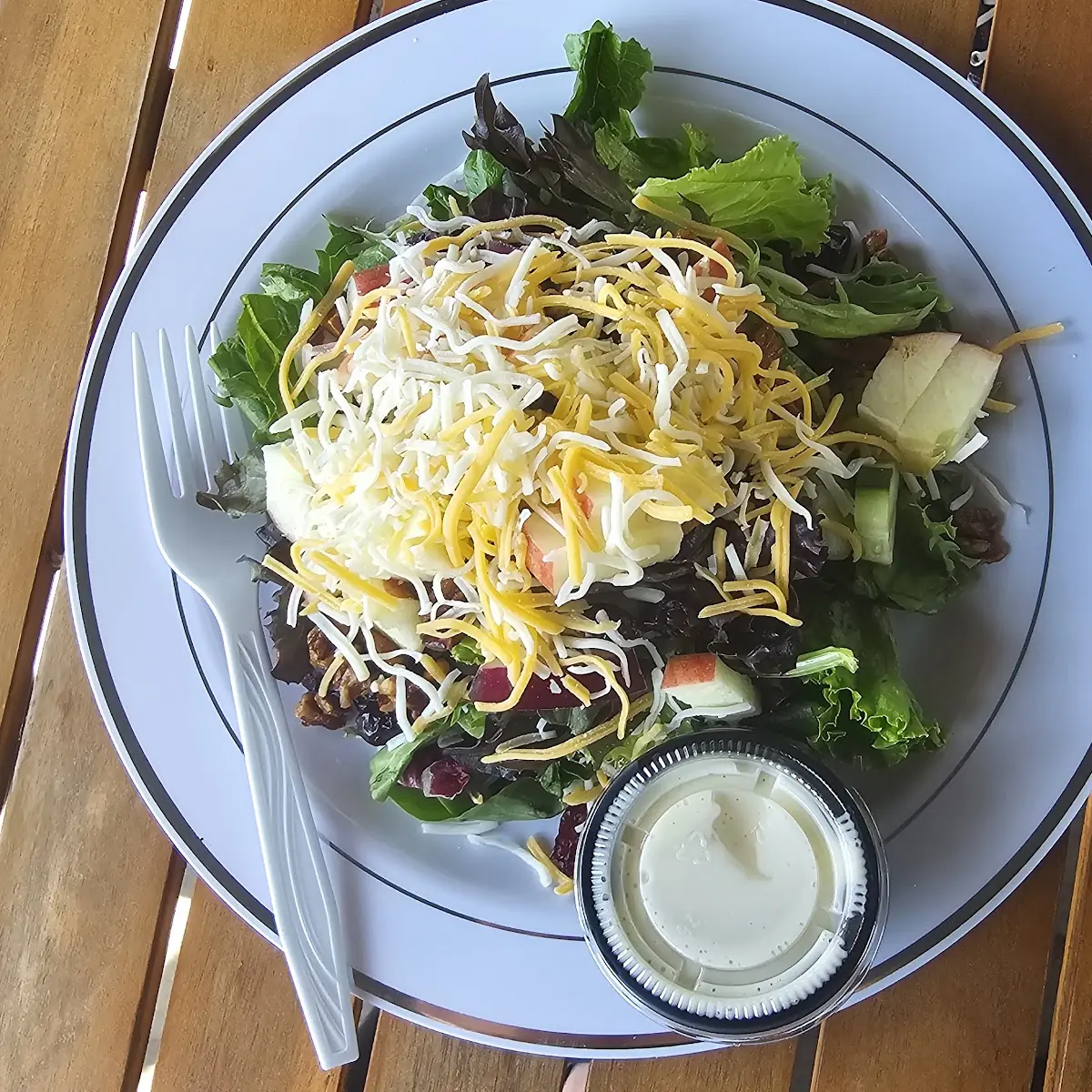 Apple Cranberry Salad Half