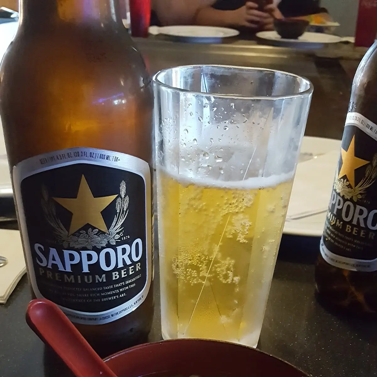 Miso Soup and Sapporo
