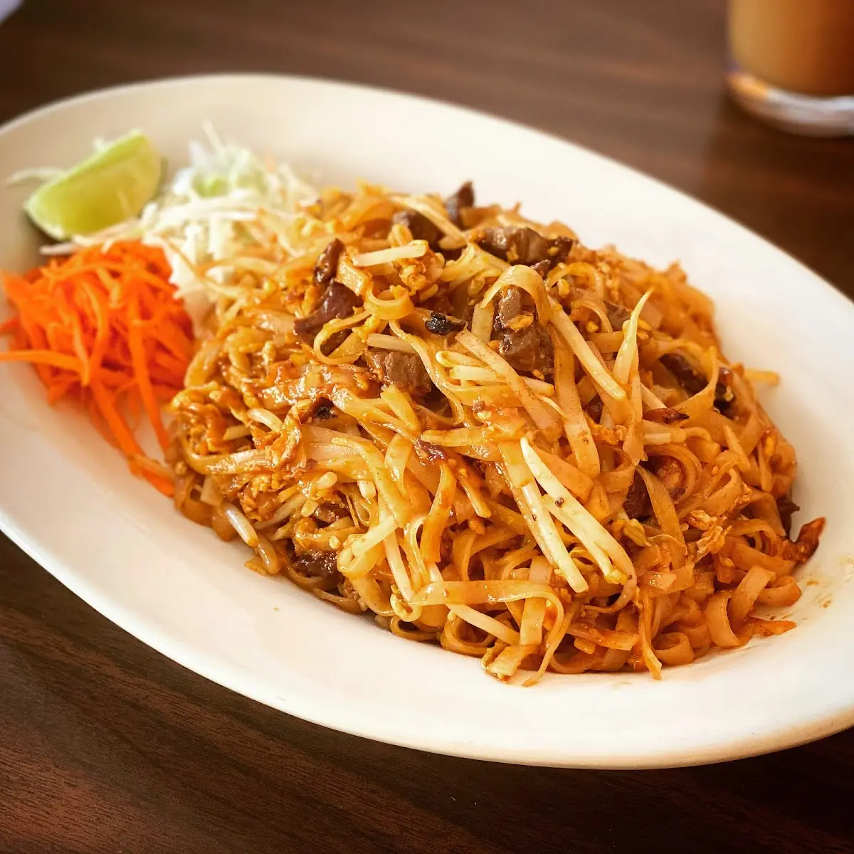 Chicken Pad Thai with Lime