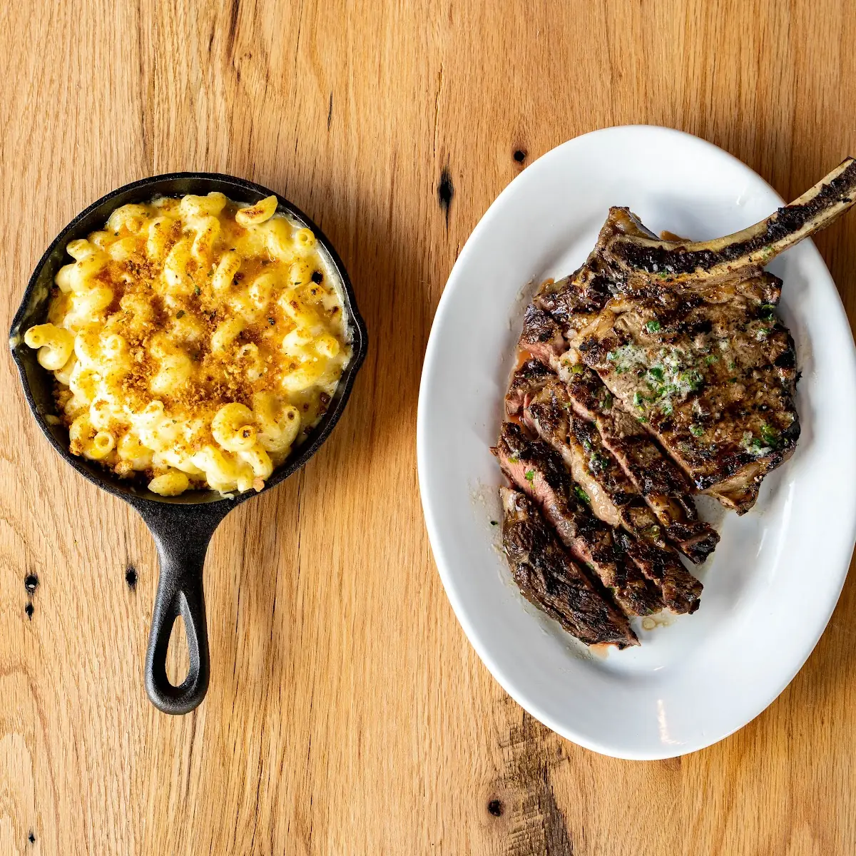 The Lincoln Cast Iron Bone-In Pork Chop