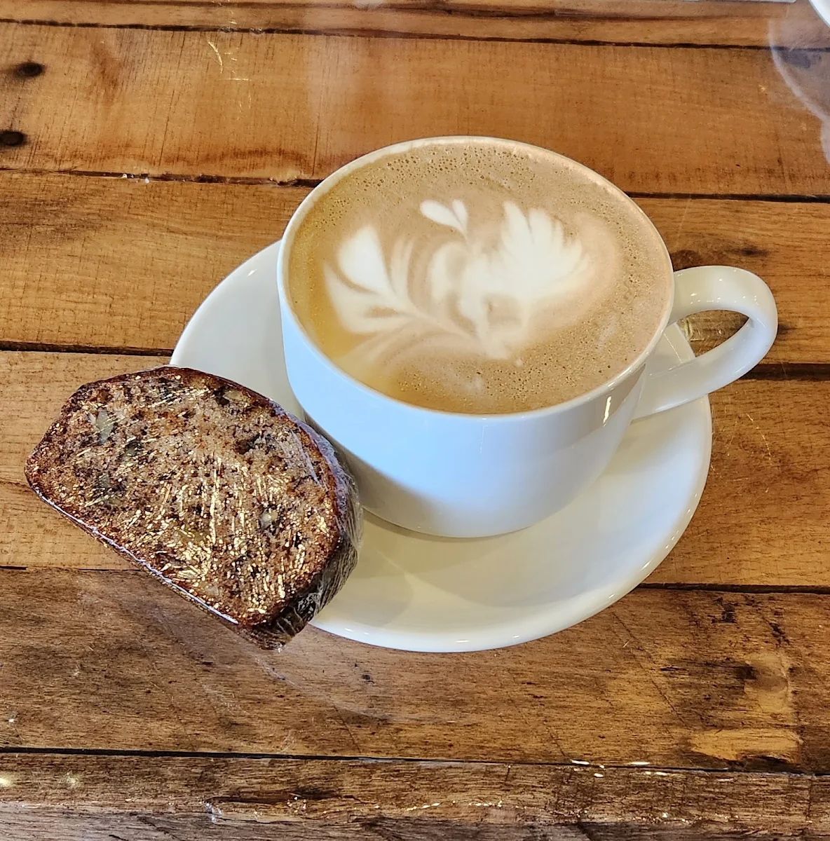 Hazelnut Mocha with Banana Nut Bread