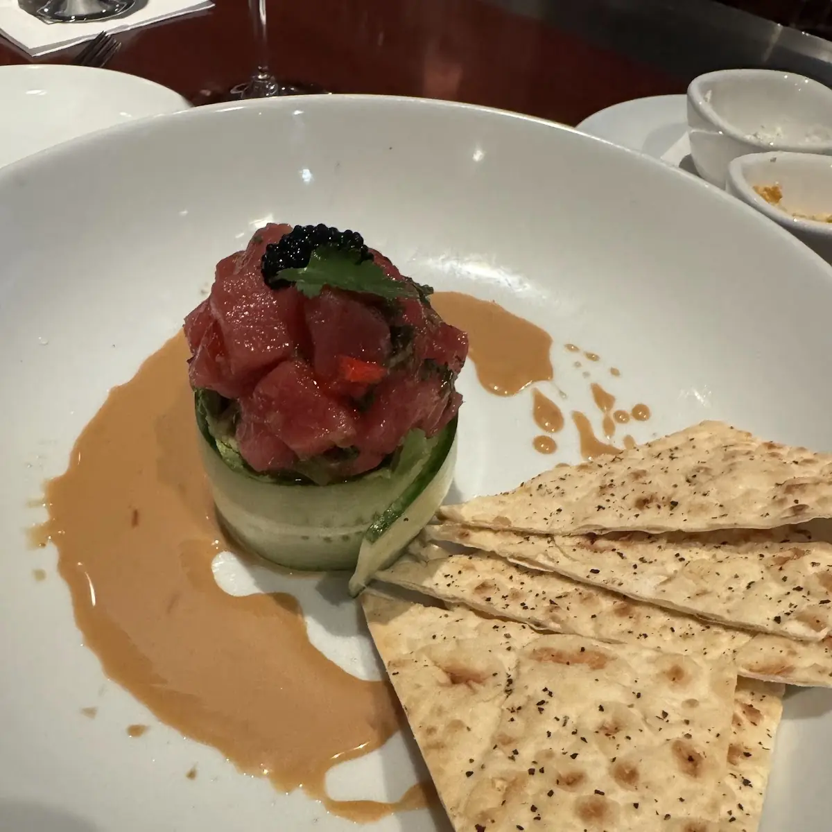 Ahi Tuna Poke Stack