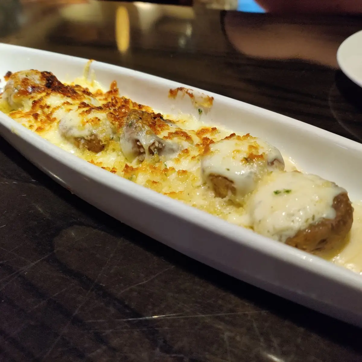 White Cheddar Stuffed Mushrooms