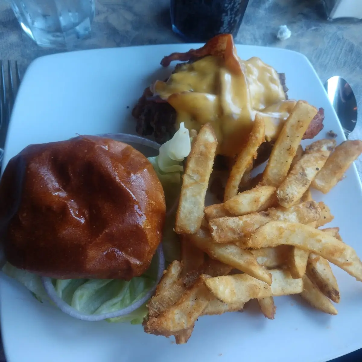Burger and Fries