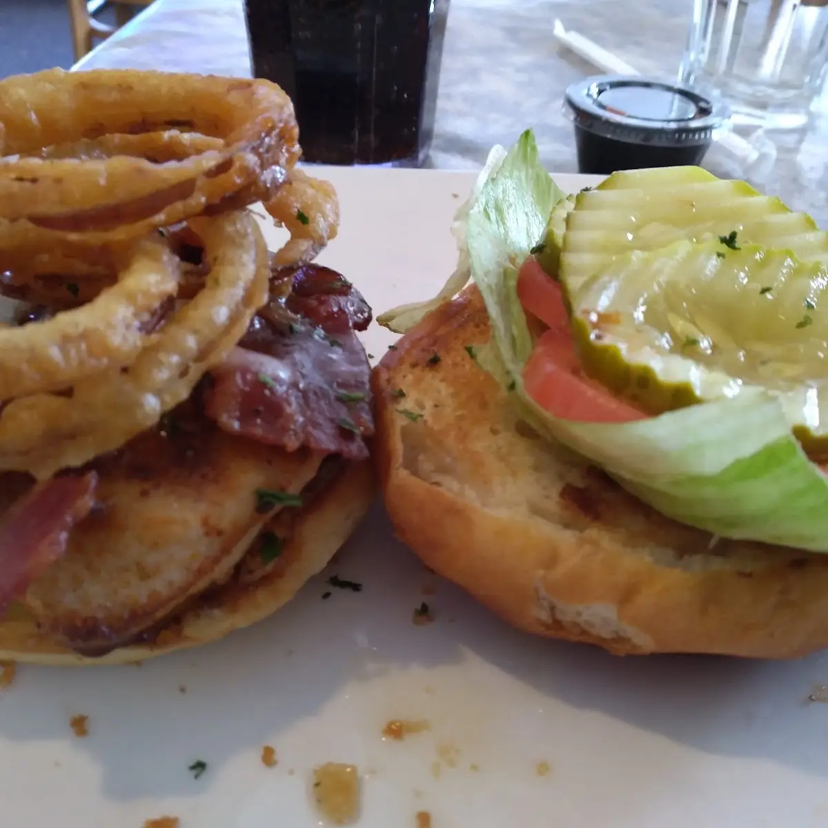 Chicken with Onion Rings