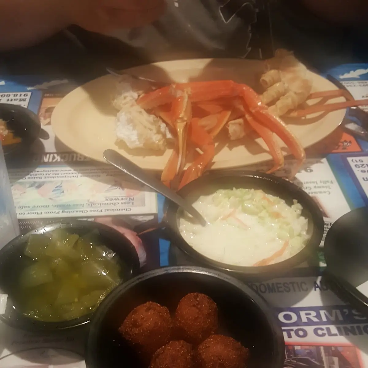 Crab Legs and All the Fixings