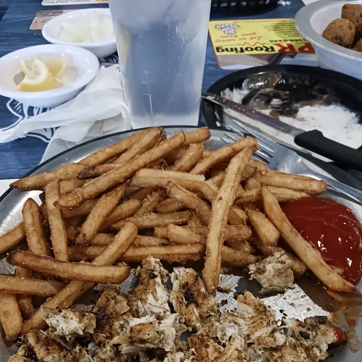 Grilled Chicken with Fries