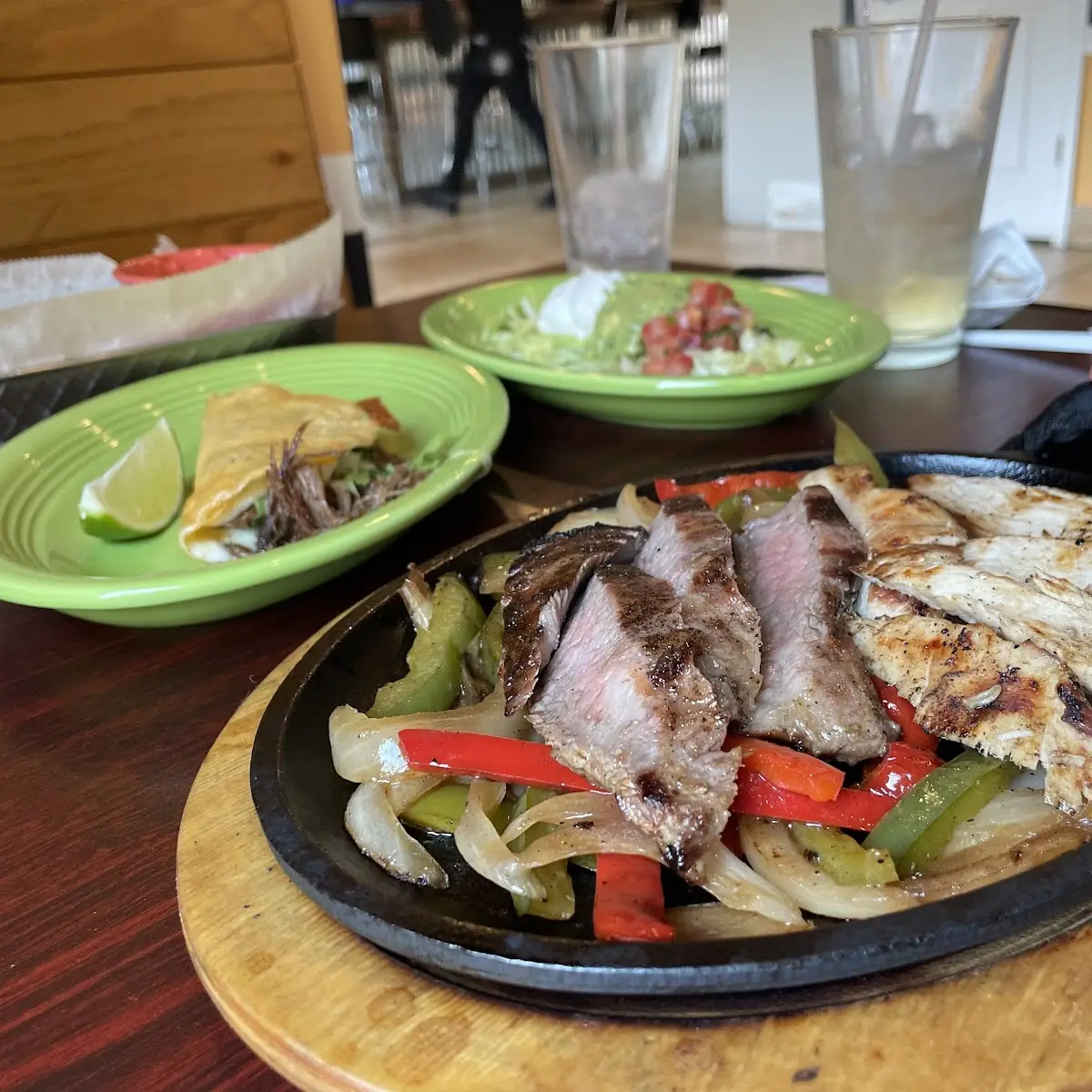 Chicken and Steak Fajitas
