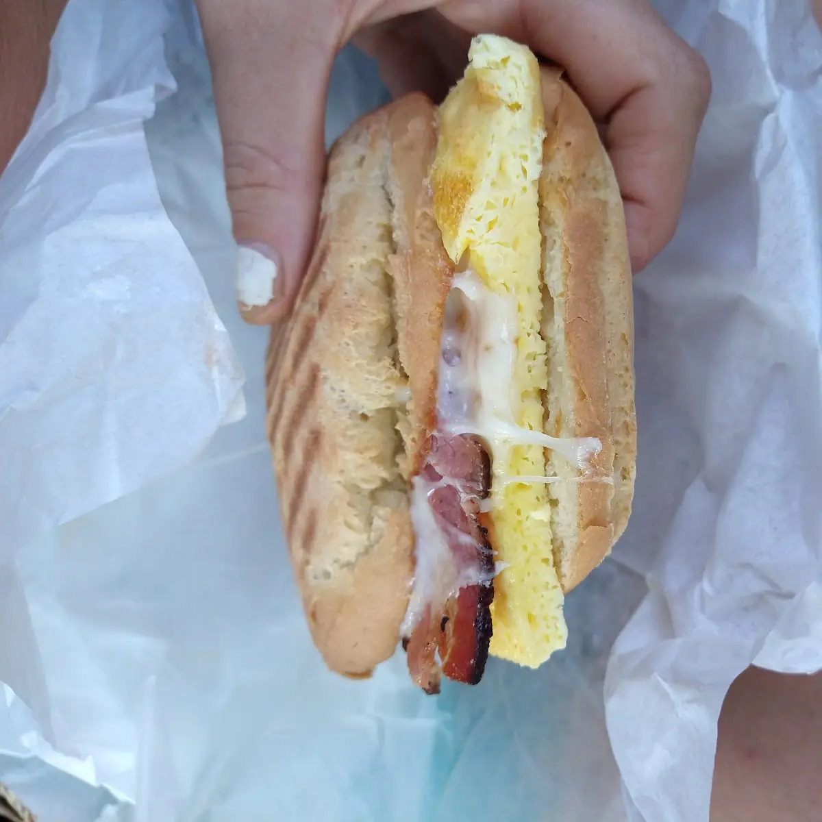 Bacon Egg and Cheese Sandwich