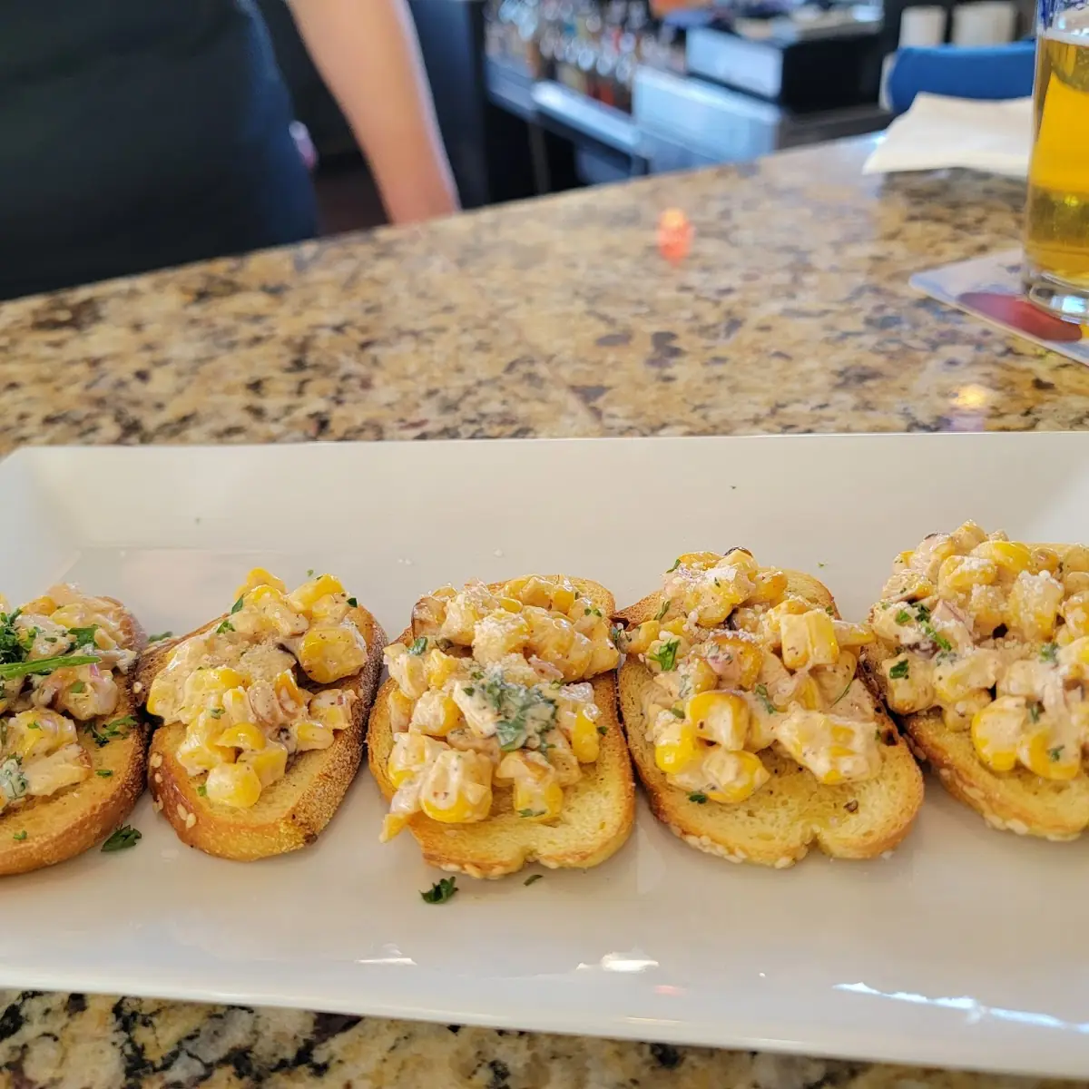 Street Corn Brusschetta