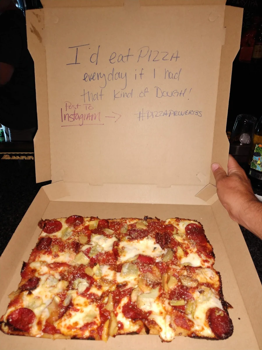Detroit Style Pizza