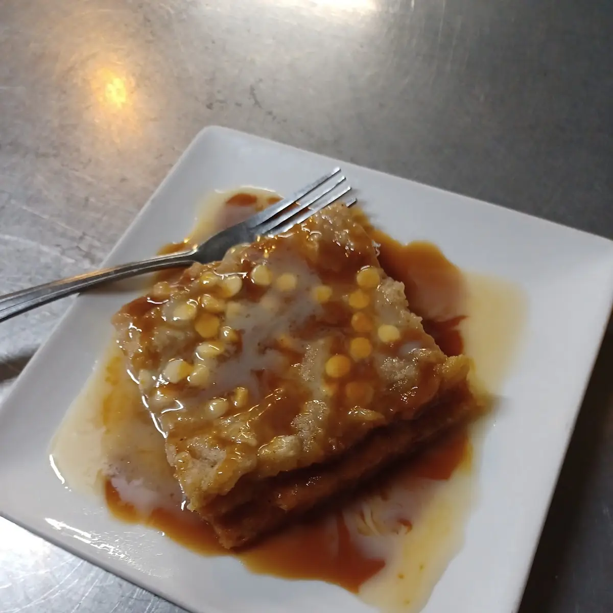 White Chocolate Bread Pudding