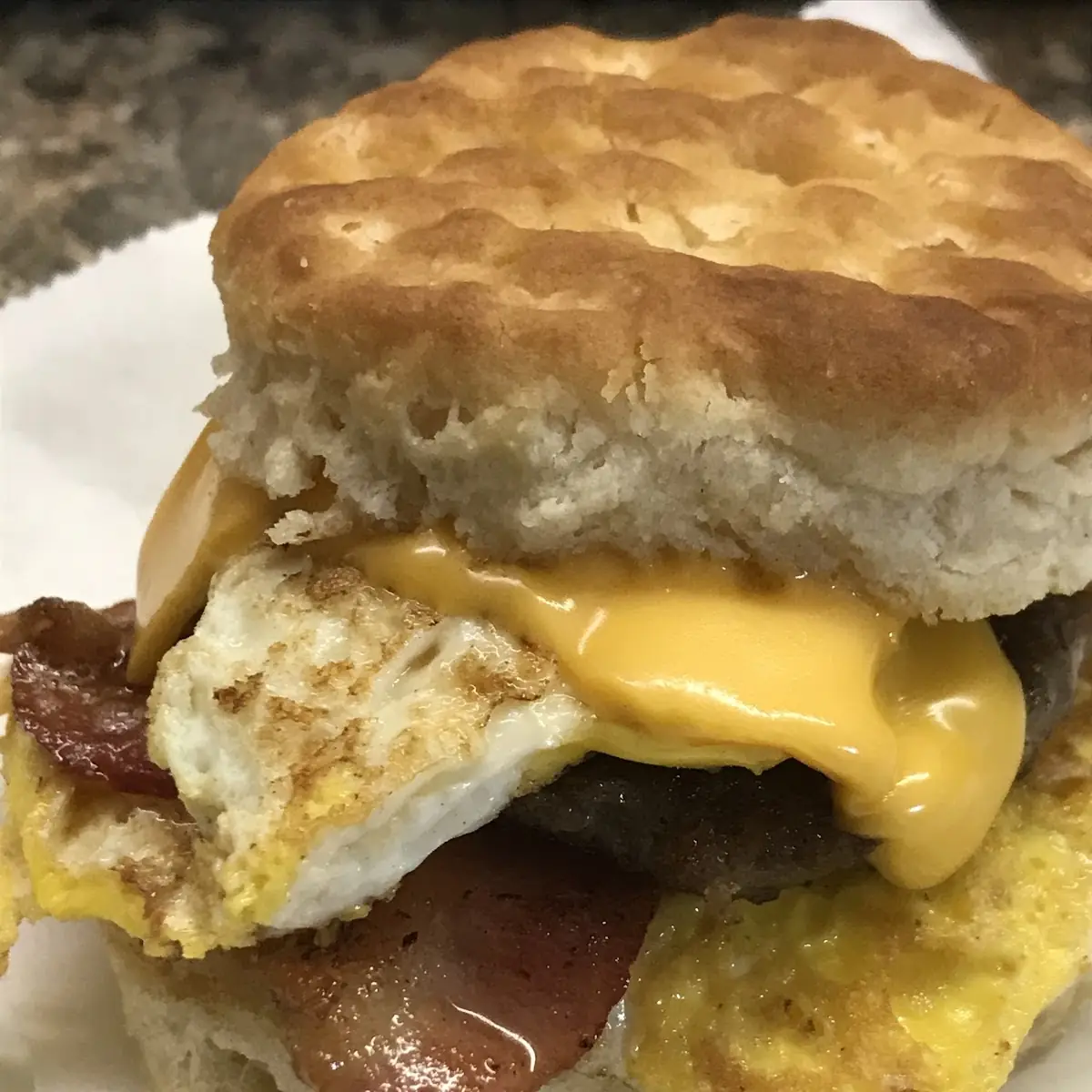 Ham Egg & Cheese