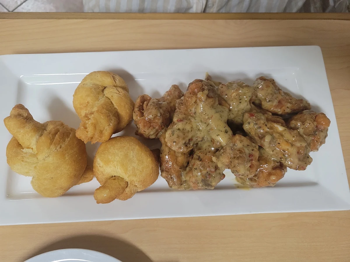 Garlic Parmesan Wings with Festival