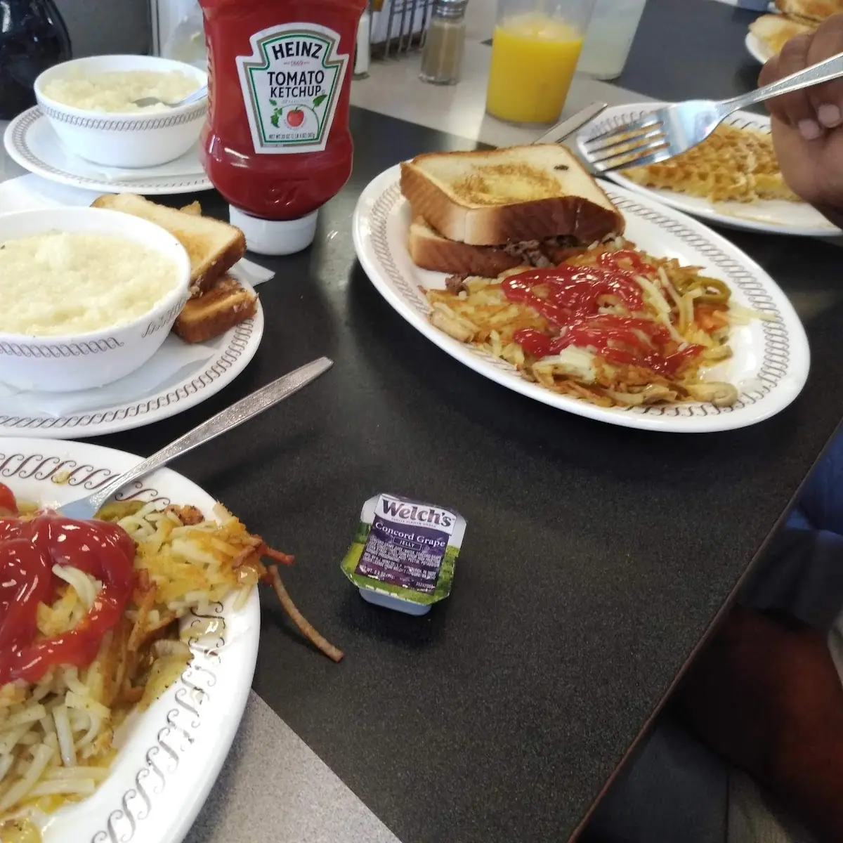 Hash Browns and Grits