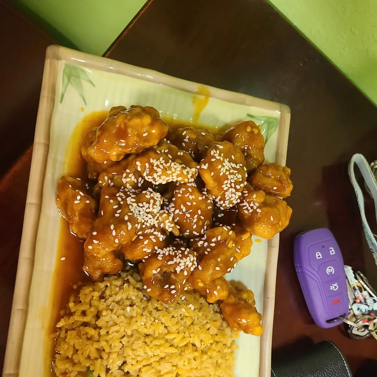 General TSO's Chicken with Rice