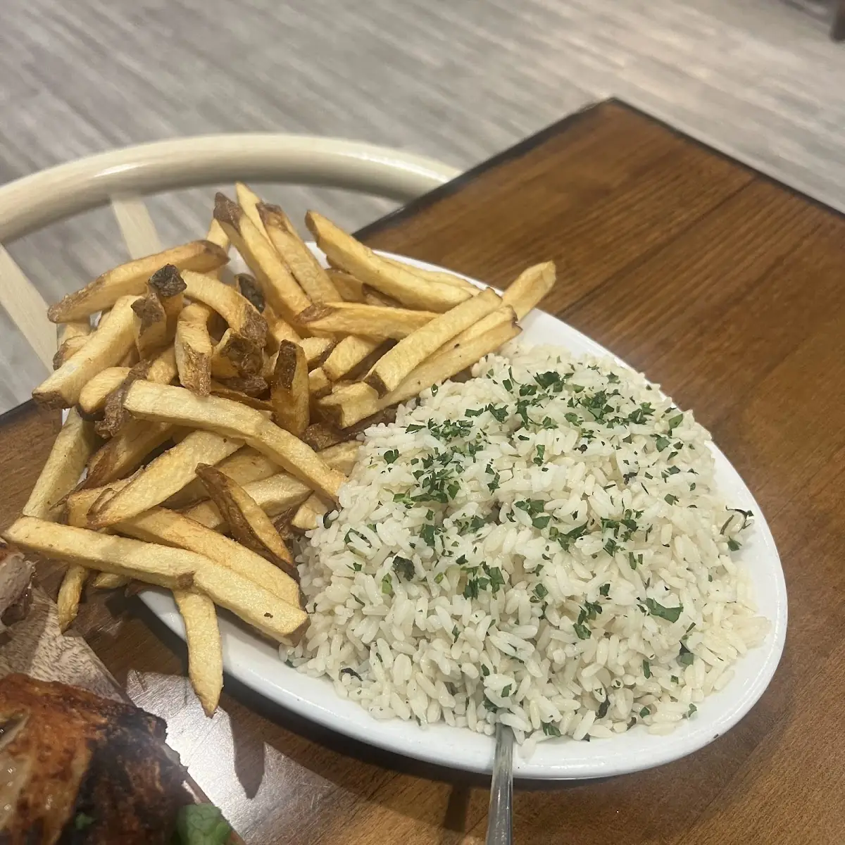 Fries and Rice