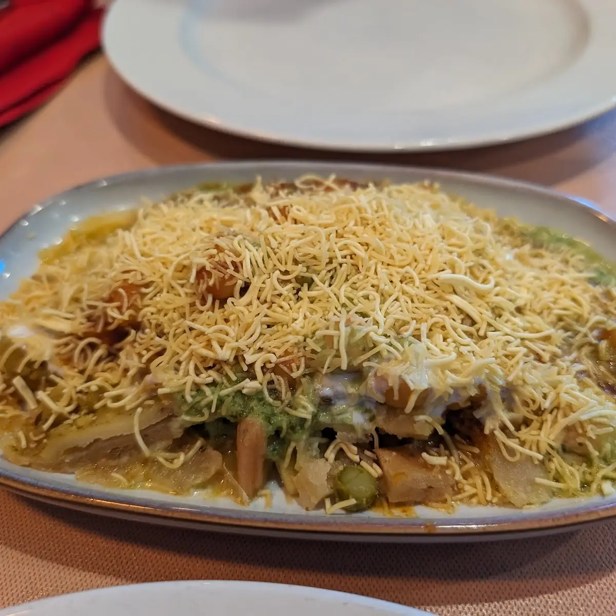 Samosa Chat Vegetarian