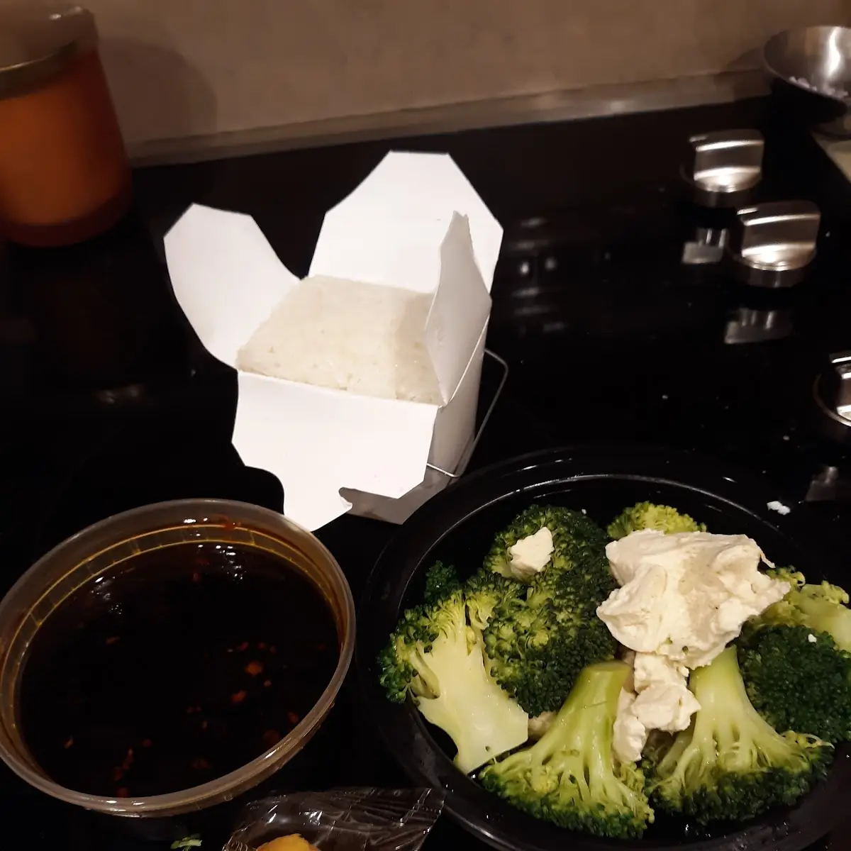 Steamed Broccoli and Tofu