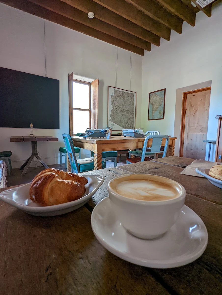 Croissant and Cappucino