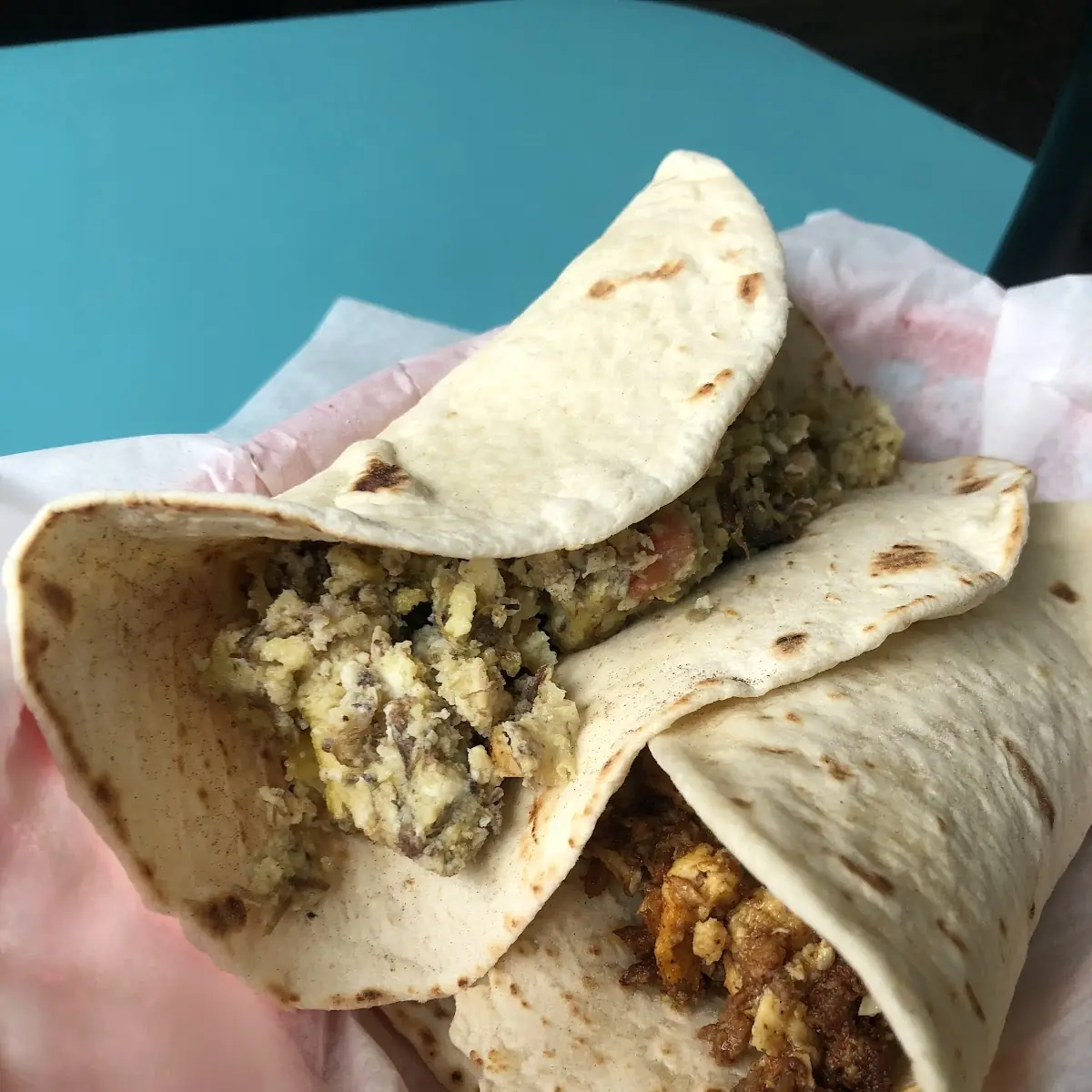 Machacado Taco Y Chorizo Taco