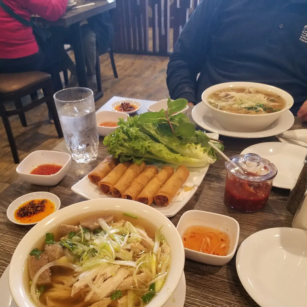 Egg Roll N Chicken Pho