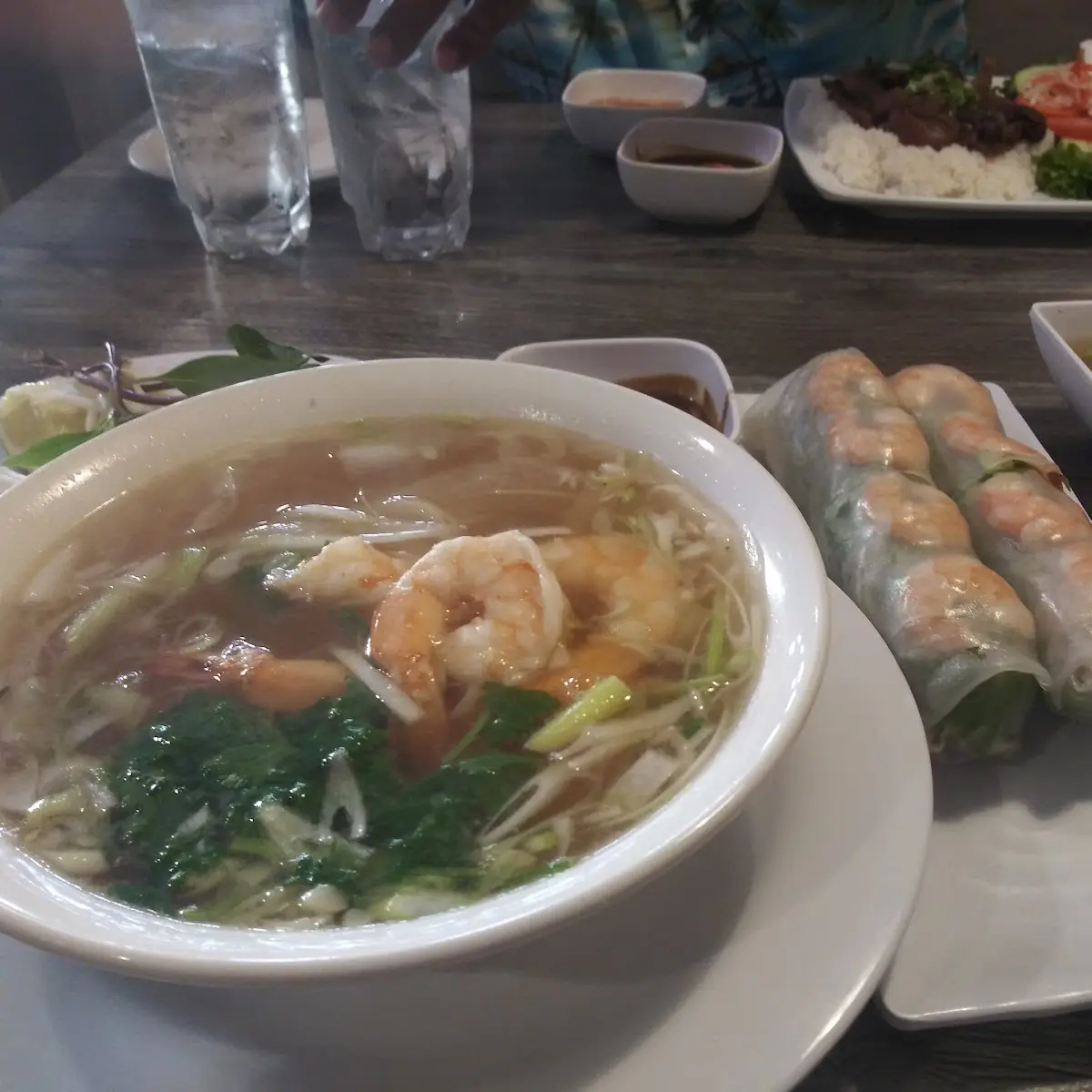 Shrimp Rice Noodle Soup