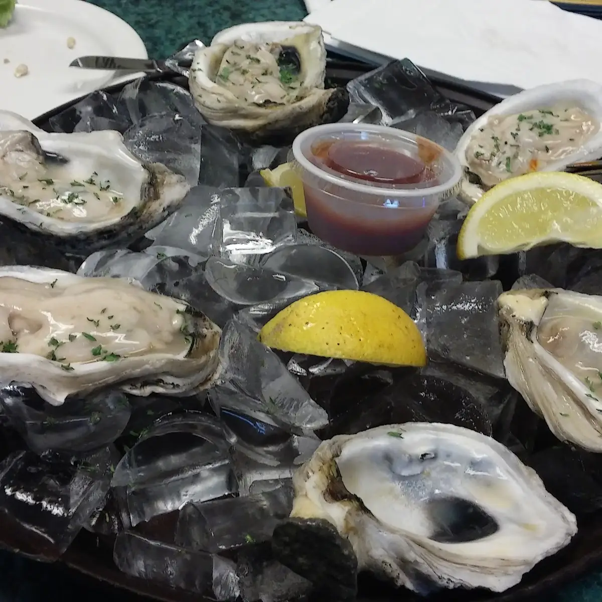 Raw Oysters on a Half Shell