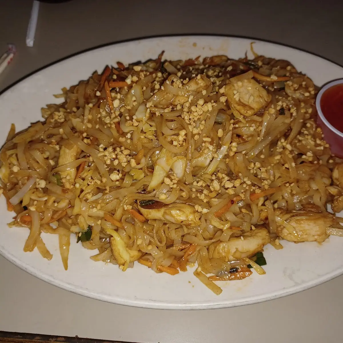 Spicy Chicken Pad Thai