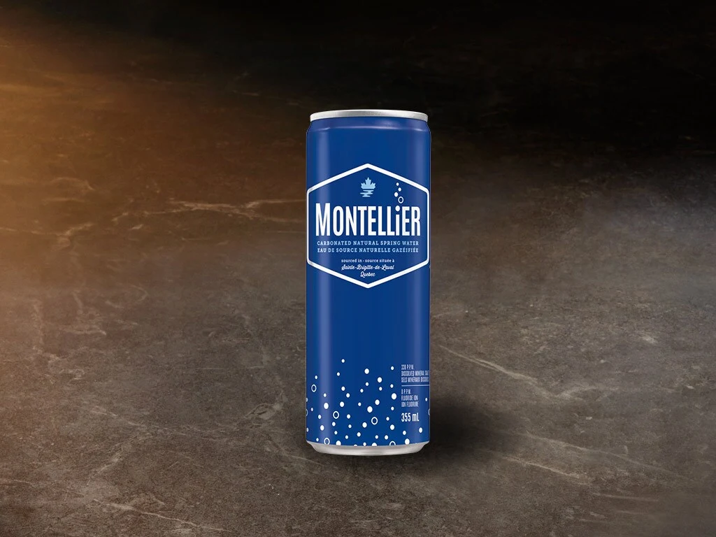 Eau Pétillante Montellier Montellier Sparkling Water, Rôtisserie St-Hubert