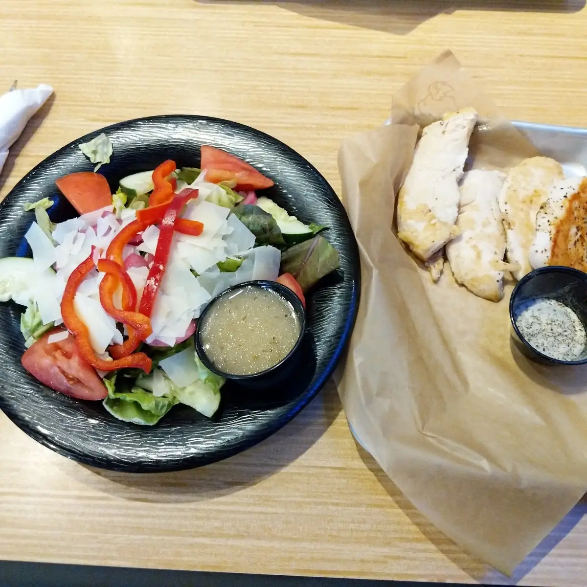 Grilled Chicken Tenders with Side Salad