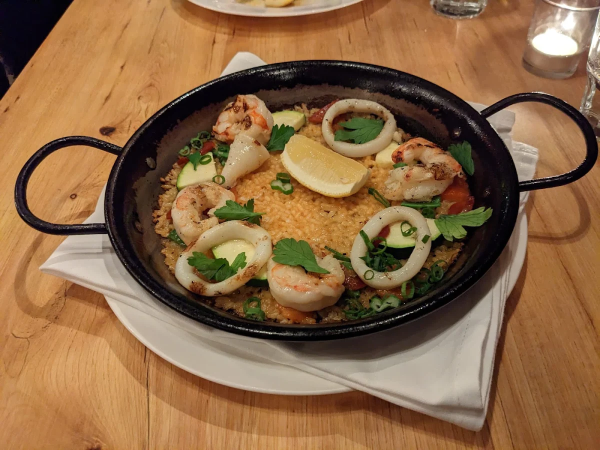 Grilled Seafood Paella