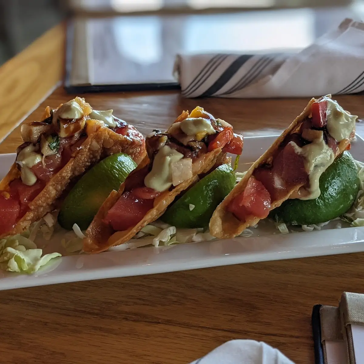 Ahi Poke Tacos