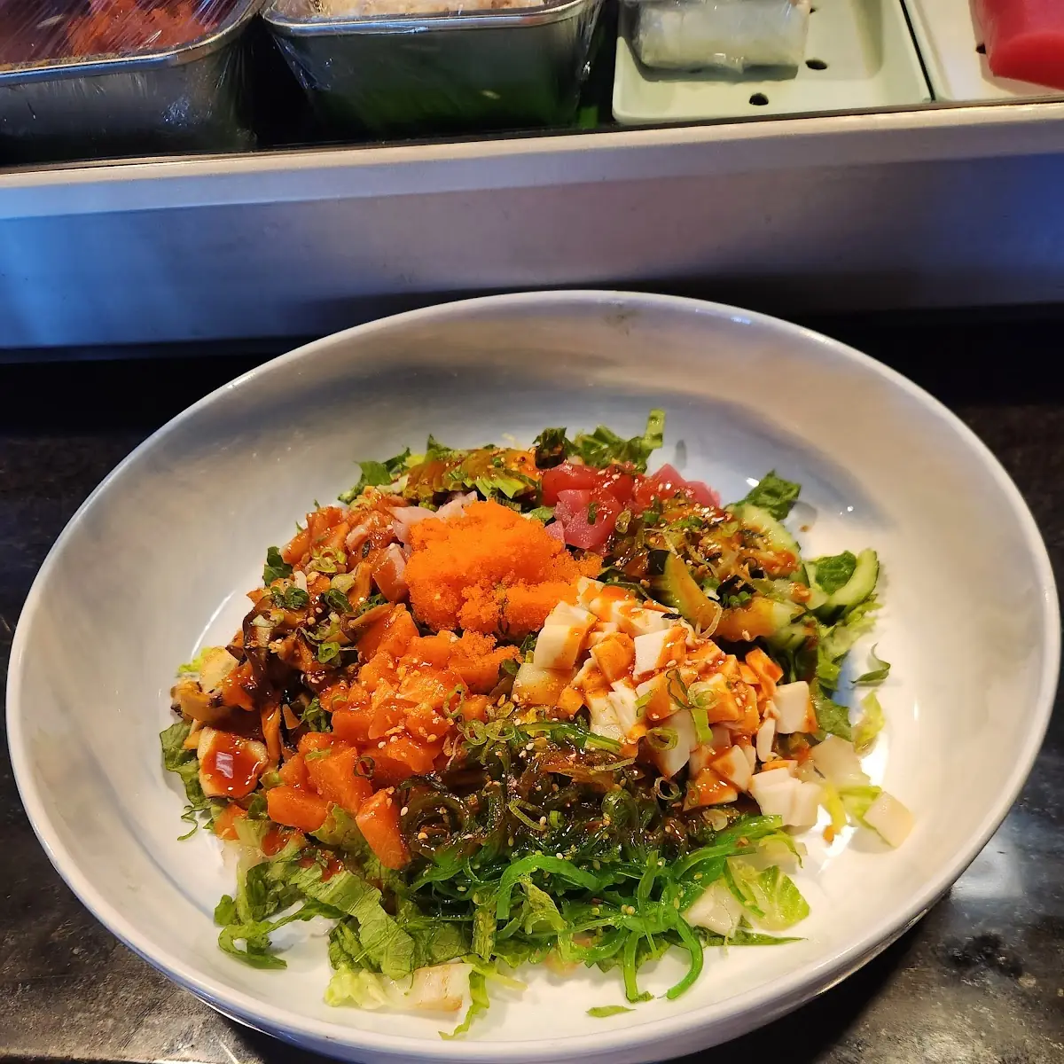 Boss Salad Korean Style Sashimi Salad