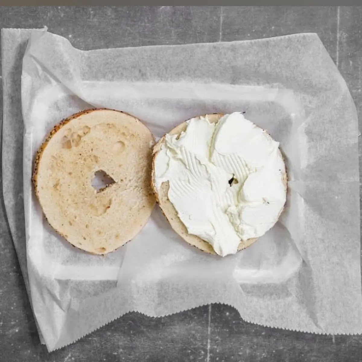 Everything Bagel with Cream Cheese