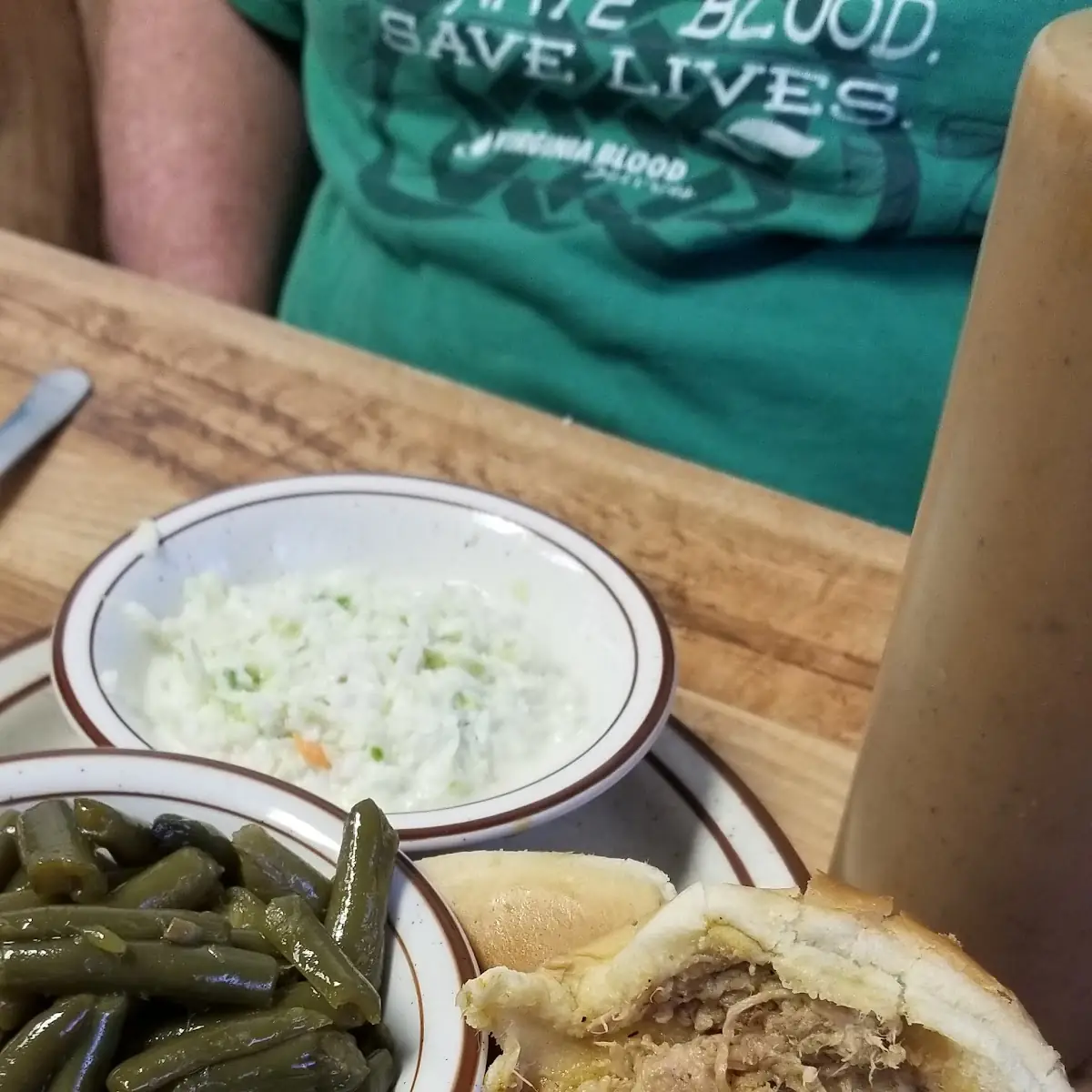 Minced Inside Pork Sandwich