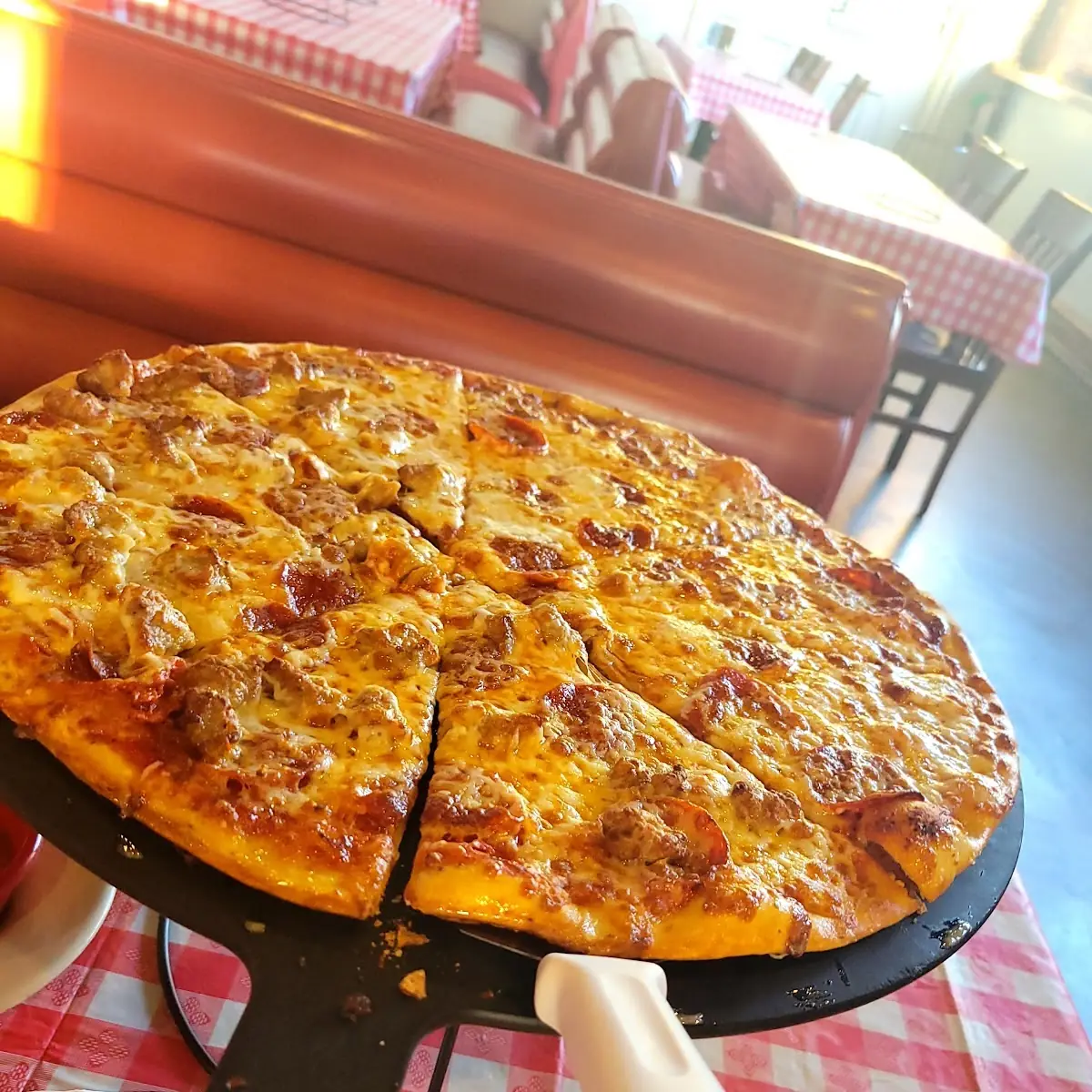 Pepperoni and Sausage Pizza
