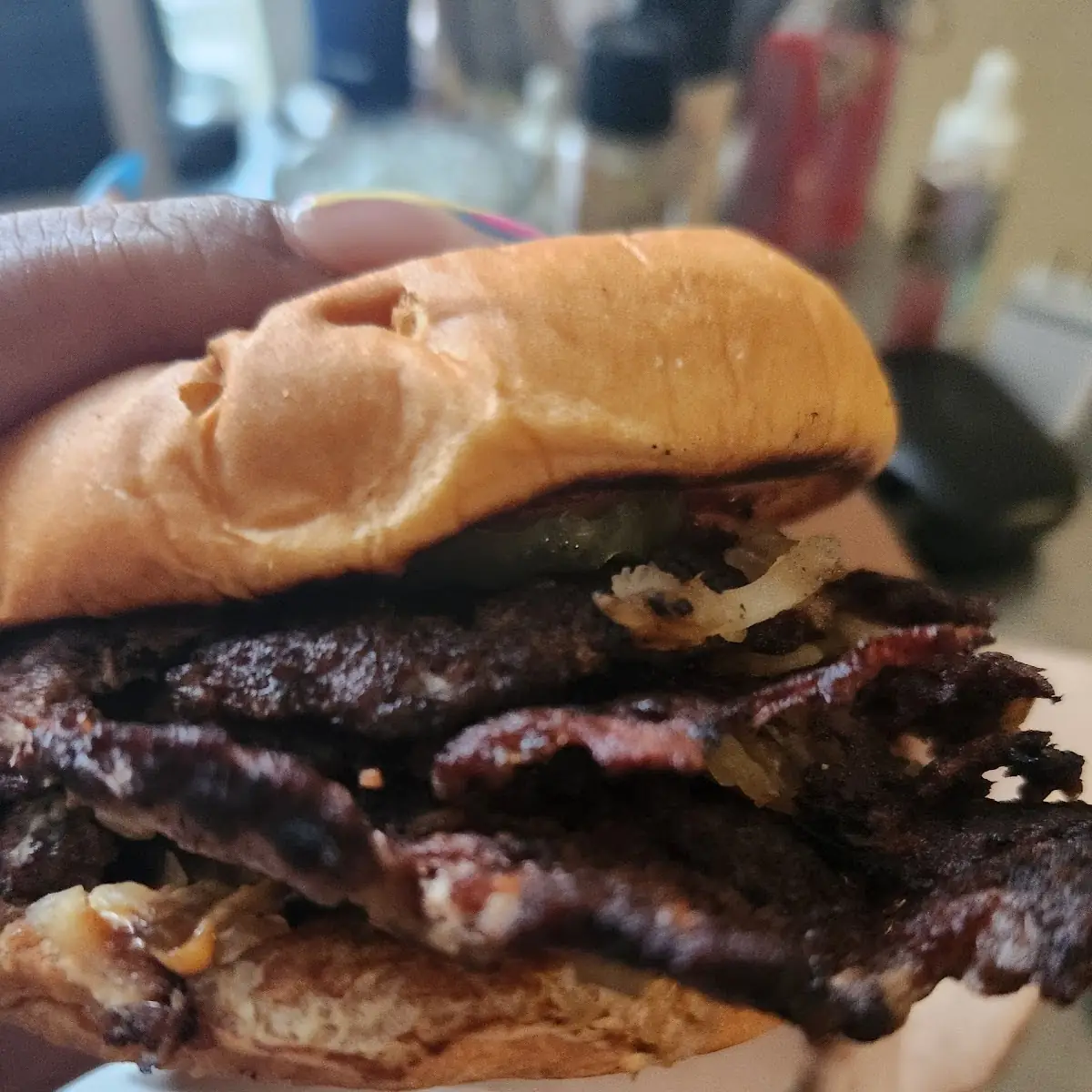 Triple Smash Burger Combo