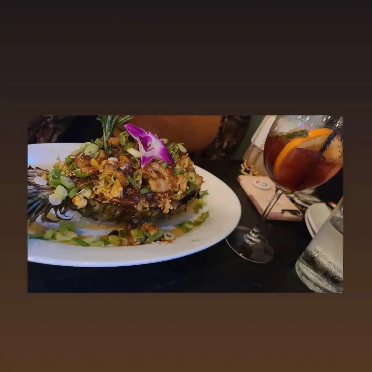 Stir Fry Shrimp in a Pineapple Fried Rice