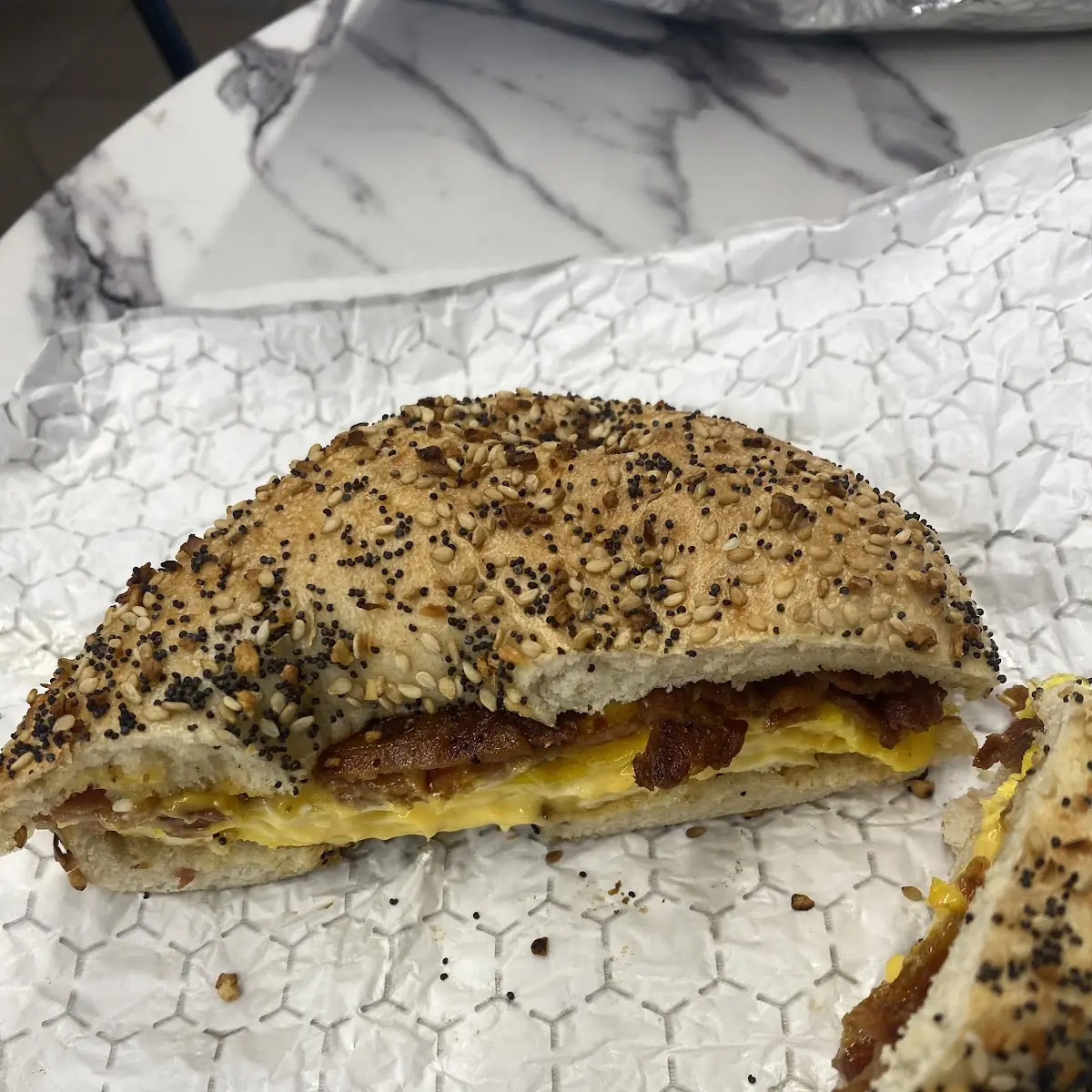 Bacon Egg and Cheese Bagel