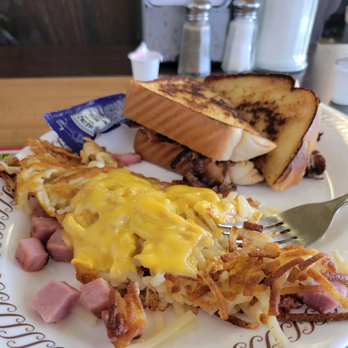 Hash Browns Cheese Ham