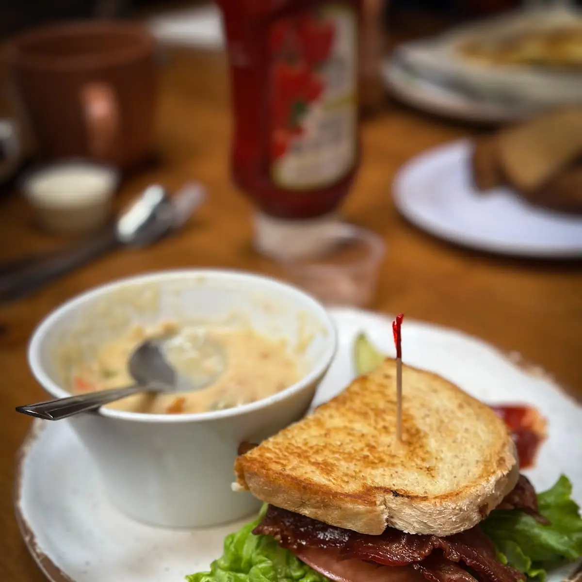 Soup and Half Sandwich