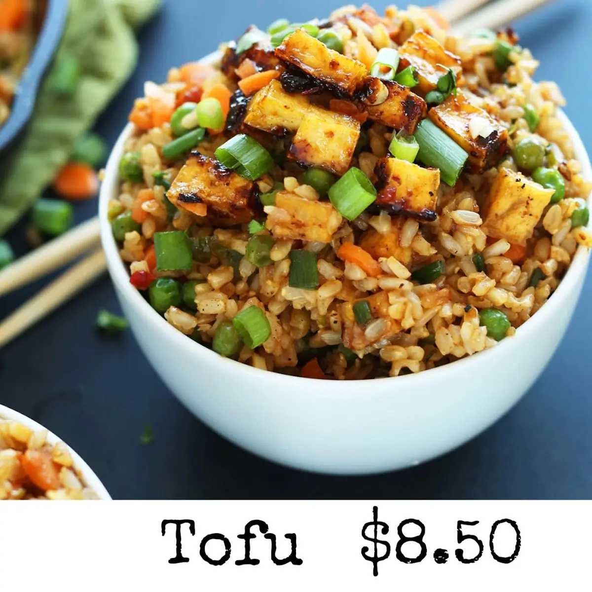 Tofu Fried Rice Vegetarian or Vegan