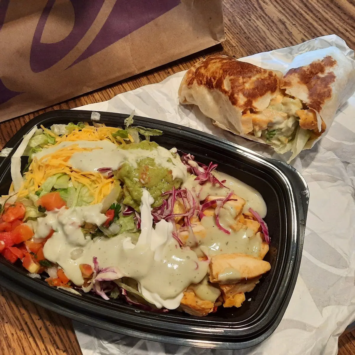 Chipotle Ranch Chicken Burrito